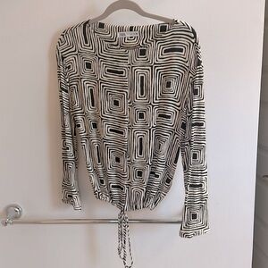 ZARA drawstring blouse; excellent condition-worn and washed twice; size XS